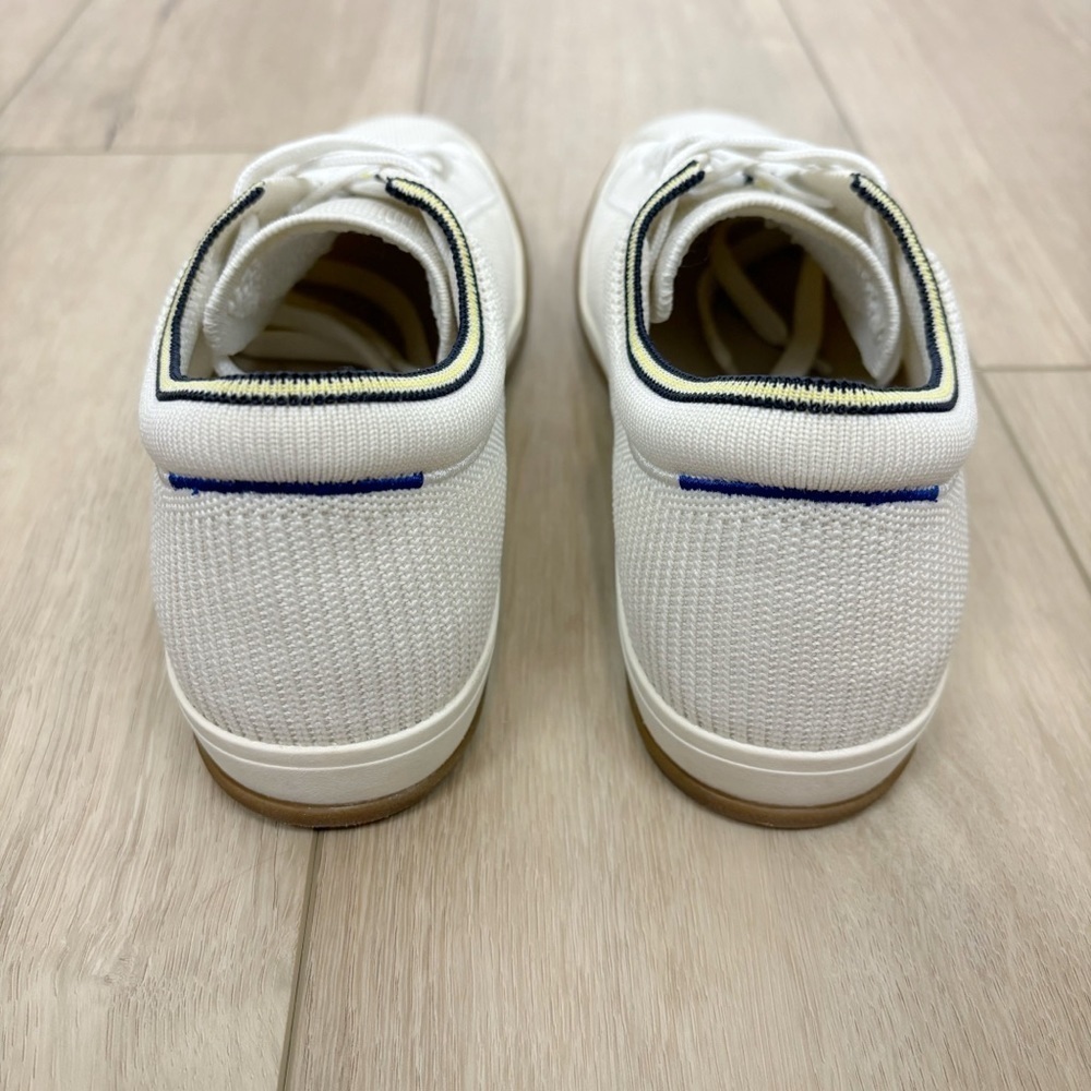 Rothy’s The Lace Up Low Top Sneakers in Vanilla Size 8 - Picture 8 of 14